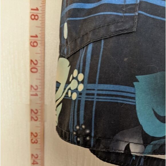 HANG TEN MENS SIZE MEDIUM LINED SWIM TRUNKS W/DRAWSTRING AND POCKET - Picture 6 of 9